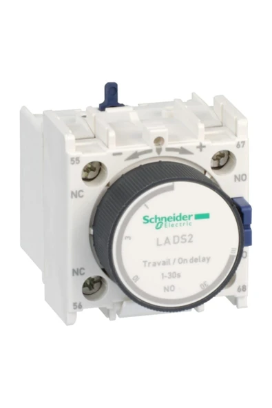 Schneider Electric Schneıder Lads2 Tesys Deca Yıldız/üçgen Gecikmeli Pinomatik Zaman Rölesi 1-30sn 1na1nk ürün görseli 1