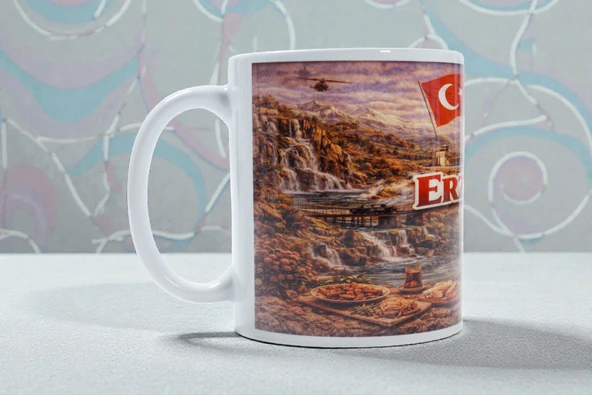 PRYDESIGN Erzincan Temalı Süblimasyon Kupa Bardak – Doğanın Gücü ve Anadolu’nun Sesi ürün görseli 1