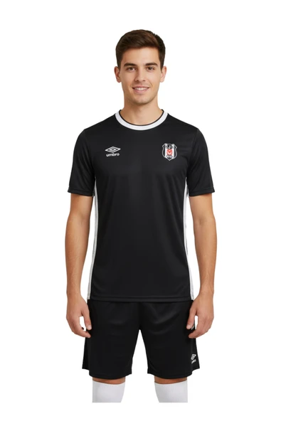 BEŞİKTAŞ LİSANSLI UMBRO SİYAH NOSTAJİ FORMA ürün görseli 1