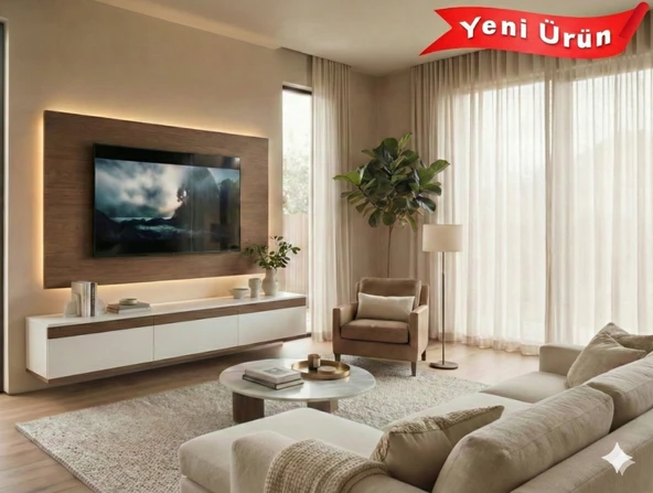 PURE LİNE CEVİZ TV ÜNİTESİ - Resim 6