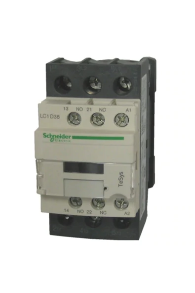 Schneider Electric Schneider LC1D38M7 TeSys D 38 A 18,5 kW 220V AC Kontaktör 3 Kutuplu 1NO+1NC AC-3 ürün görseli 1