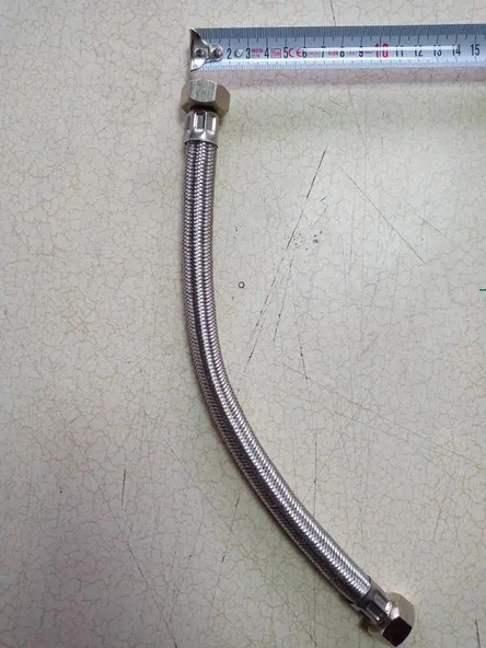 100 cm Kalın Çelik Örgülü Bağlantı Hortumu 3/4R*3/4R (25 Ad) ürün görseli 1