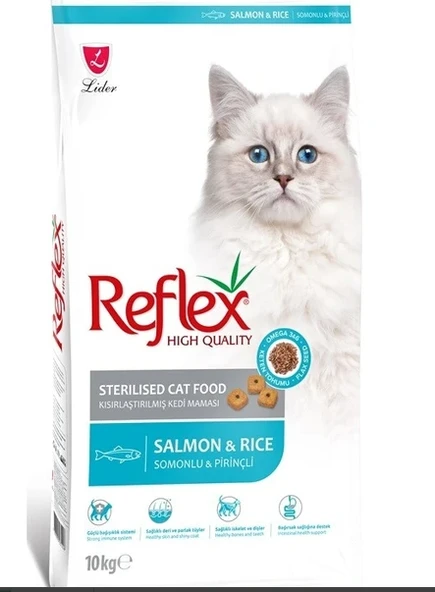 Reflex Sterilised Balıklı 10 kg Kısırlaştırılmış Yetişkin Kuru Kedi Maması ürün görseli 1