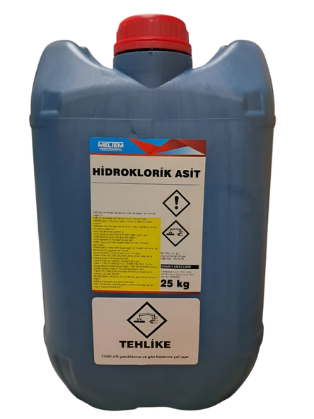 25 Kğ Hidroklorik Asit Taş Asidi HCL ürün görseli 1