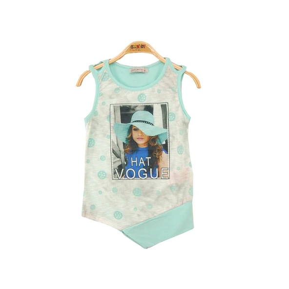 Toontoy Kız Çocuk Atlet Hat Vogue Baskılı ürün görseli 1