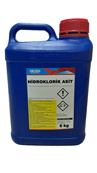 6 Kğ Hidroklorik Asit Taş Asidi HCL ürün görseli 1