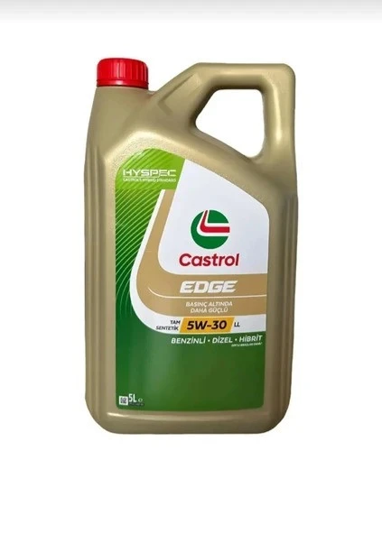 Castrol Edge 5W-30 LL 5 lt Motor Yağı - 2025 ürün görseli 1