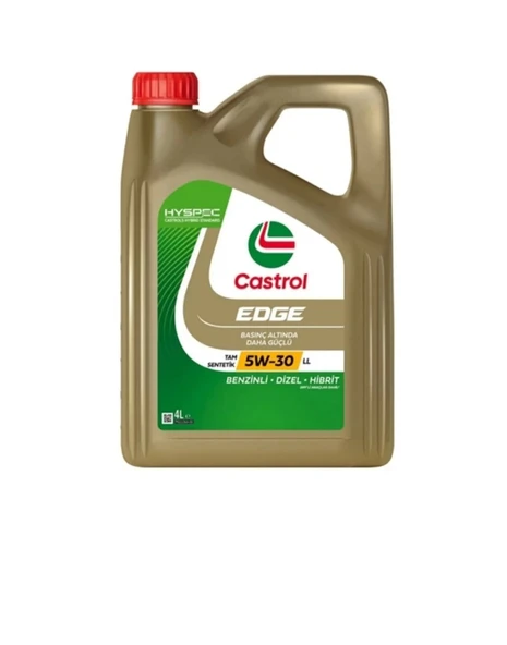 Castrol Edge 5W-30 LL 4 Litre Motor Yağı
