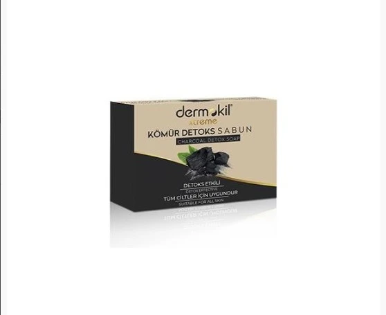 Dermokil Kömürlü Detoks Doğal Katı Sabun 100 g ürün görseli 1