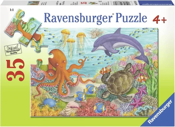Ravensburger Okyanus Canlıları Puzzle 35 Parça ürün görseli 1