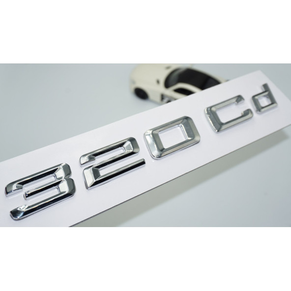 DK Tuning 320Cd Bagaj Krom Metal 3M 3D Yazı Logo Bmw İle Uyumlu ürün görseli 1