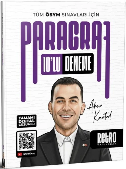 Retro Yayıncılık Tüm ÖSYM Sınavları İçin Paragraf 10 lu Deneme ürün görseli 1