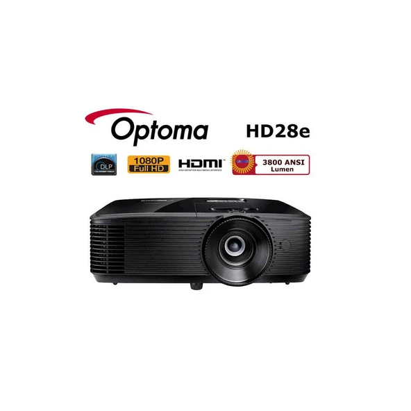 Optoma HD28e Full HD 1080p Ev Sinema Projeksiyon Cihazı ürün görseli 1