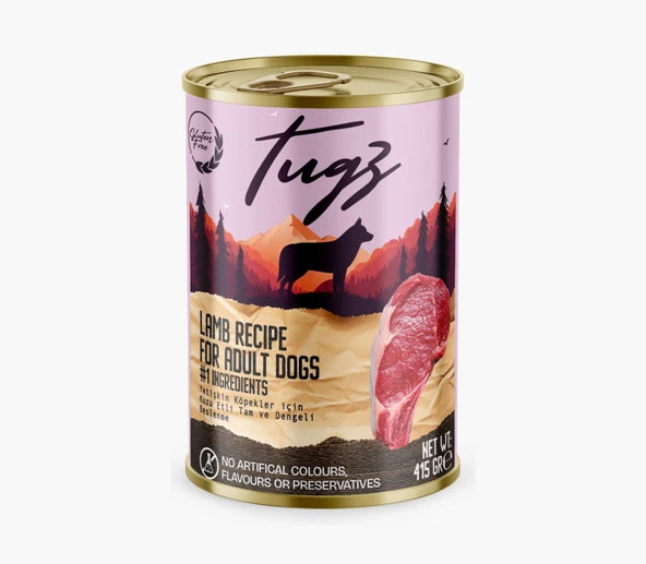 Tugz Kuzu Etli Yetişkin Köpekler 400 Gram ürün görseli 1
