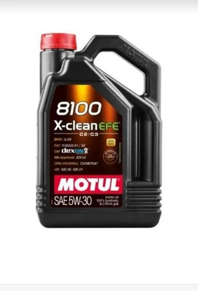 Motul 8100 X-Clean EFE 5W-30 4 lt Motor Yağı - 2023 ürün görseli 1