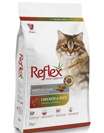 Reflex Multi Color Renkli Taneli Tavuklu Yetişkin Kedi Maması 2 kg ürün görseli 1