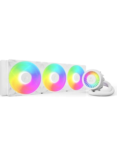 Arctic Liquid Freezer III Pro 420 A-RGB 3x14cm P14 PWM Sıvı CPU Soğutucu Beyaz ACFRE00189A ürün görseli 1