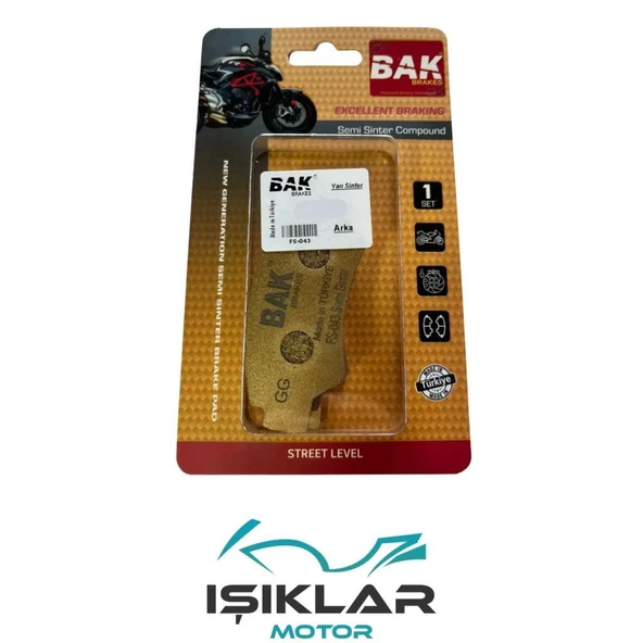 Segway Snarler 570 Bak Arka Fren Balata Sinterli Ibk0256 ürün görseli 1