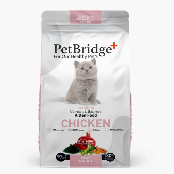 Tavuklu Yavru Kedi Maması 12 Kg ürün görseli 1