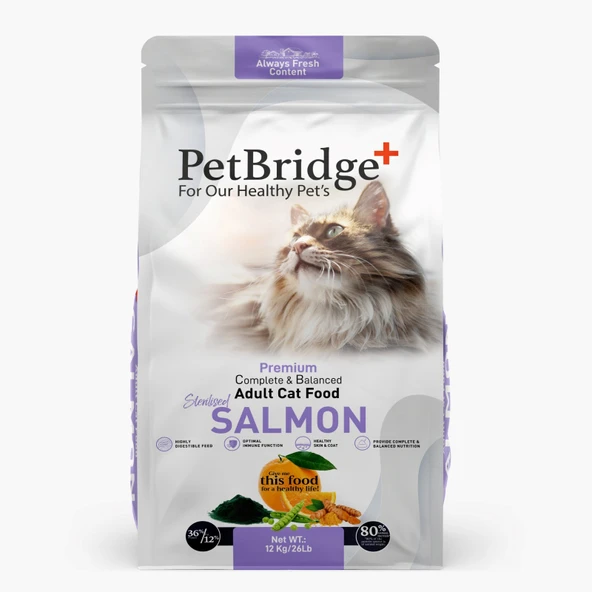 Somonlu Yetişkin Kısırlaştırılmış Kedi Maması 12 Kg ürün görseli 1