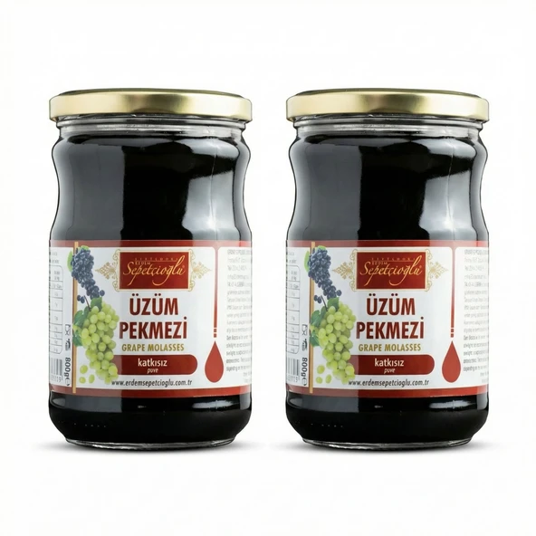 Sepetçioğlu Kastamonu Meşhur Üzüm Pekmezi 2 Li Set 1.600 G ürün görseli 1