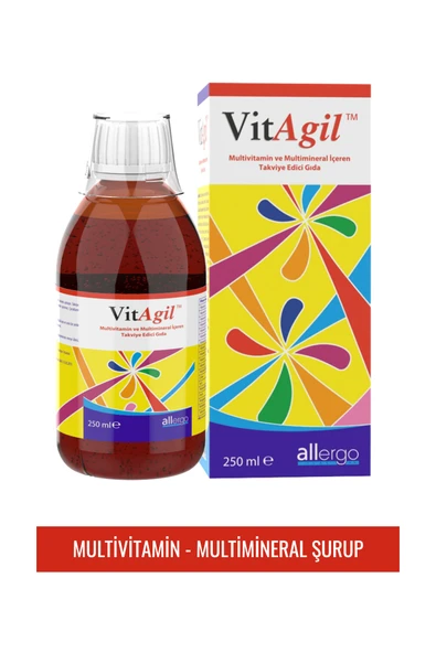 Vitagil Multivitamin Mineral Şurup 250 ml ürün görseli 1