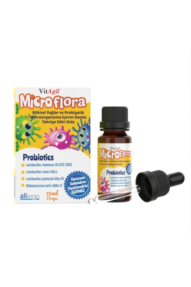 Vitagil Microflora Probiyotik Damla 15 ml ürün görseli 1