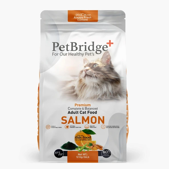 Somonlu Yetişkin Kedi Maması 12 Kg ürün görseli 1