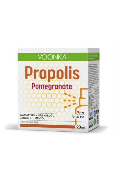 Voonka Propolis Pomegranate Sprey 20 ml ürün görseli 1