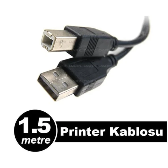 Dark DK CB USB2PRNL150 1.5mt USB 2.0 Yazıcı Kablosu ürün görseli 1