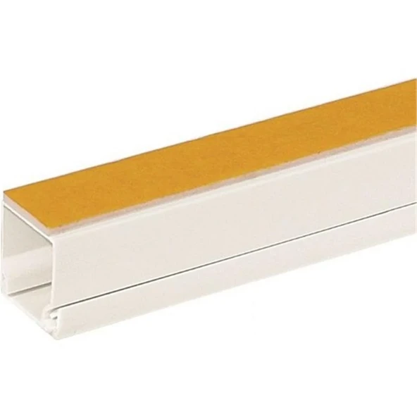 Kablo Kanalı 12 X 12 Yapışkanlı 12  Pvc 2mt ürün görseli 1