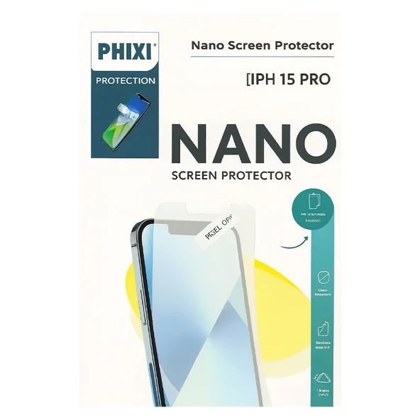 Phixi Nano Ekran Koruyucu İPH 15 PRO ürün görseli 1