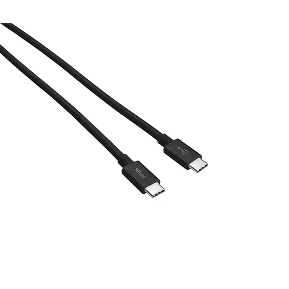 Trust 21176 Usb C To Usb C Kablo 1M Siyah (Usb 2.0) ürün görseli 1