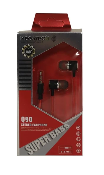 Megatech Q90 Kırmızı Mikrofonlu Kulaklık ürün görseli 1
