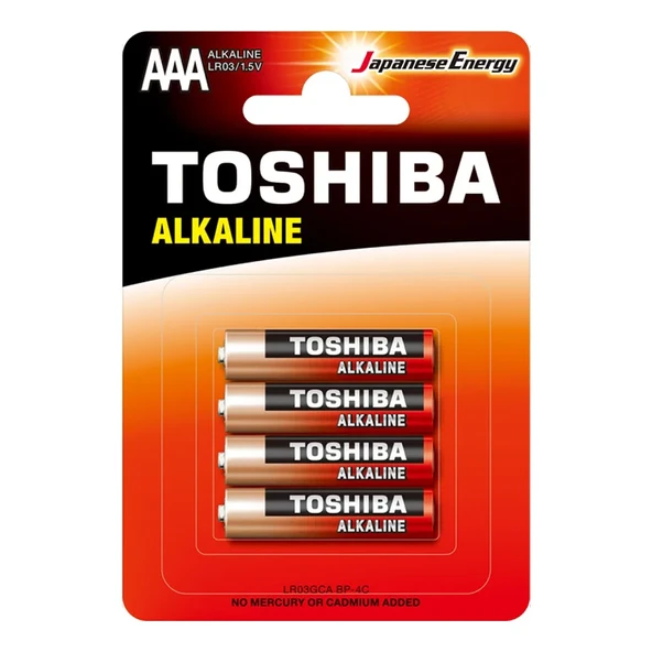 TOSHIBA LR03 BLS ALK.İNCE 4LÜ ürün görseli 1