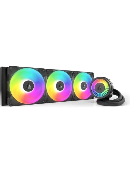 Arctic Liquid Freezer III Pro 420 A-RGB 3x14cm P14 PWM Sıvı CPU Soğutucu Siyah ACFRE00185A ürün görseli 1
