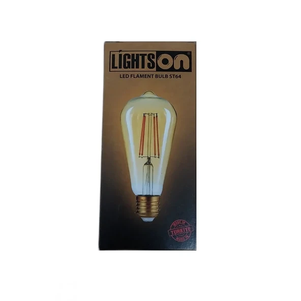 Lightson Led Ecomax Filament Ampul ST64 4W - Resim 5