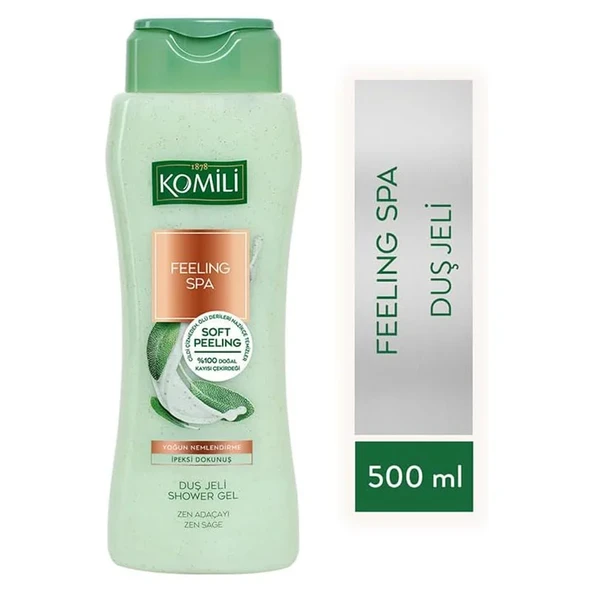Komili Feeling Spa Adaçayı Duş Jeli - Yoğun Nemlendirme - Vegan - 500 ML ürün görseli 1