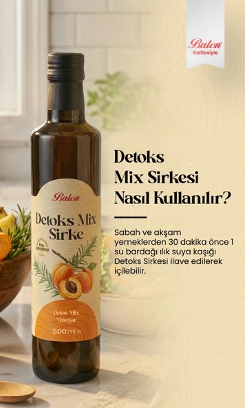 Balen Detoks Mix Sirkesi 500 Ml - Resim 3