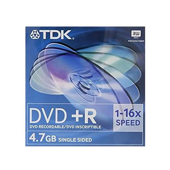 Tdk Dvd+R4Med Dvd+R 4.7 Gb Kaydedilebilir Dvd ürün görseli 1