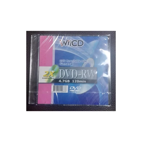 Witcd Dvd Rewritable Disk General 4.7 Gb 120 Min DVD-RW ürün görseli 1