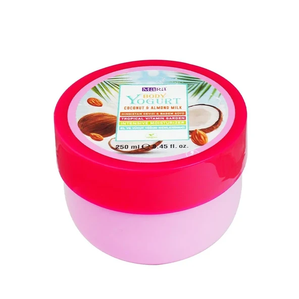 Mara Body Yogurt Hindistan Cevizi Badem Sütü El Ve Vücut Nemlendirici 250 ml ürün görseli 1