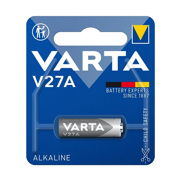 Varta 4227 V27A 12V Alkaline Pil 1Li ürün görseli 1