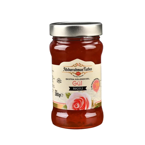 Abdurrahman Tatlıcı Gül Reçeli Cam Kavanoz 380 Gr,Gül ürün görseli 1