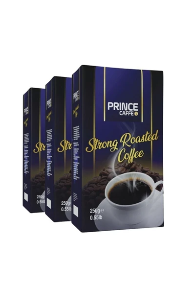Caffe Strong Roasted Filtre Kahve 3 X250 gr (750 GR) ürün görseli 1