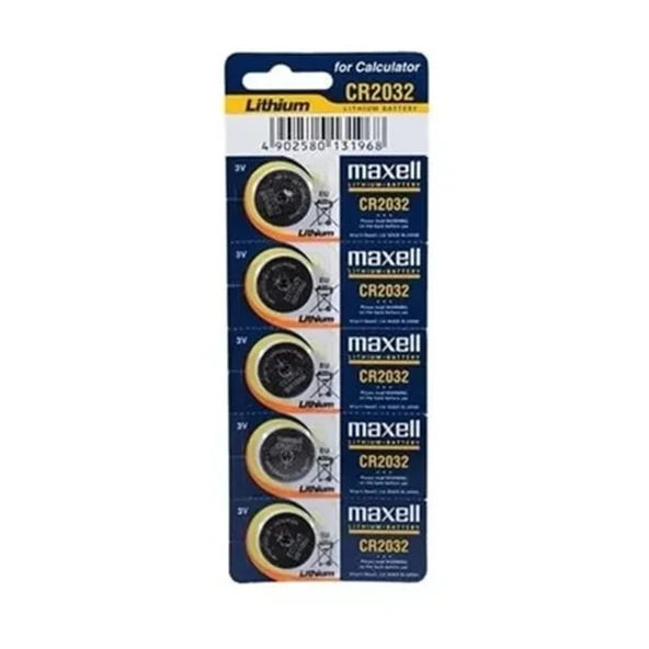 Maxell Cr2032 Lityum Pil 5Li Paket ürün görseli 1