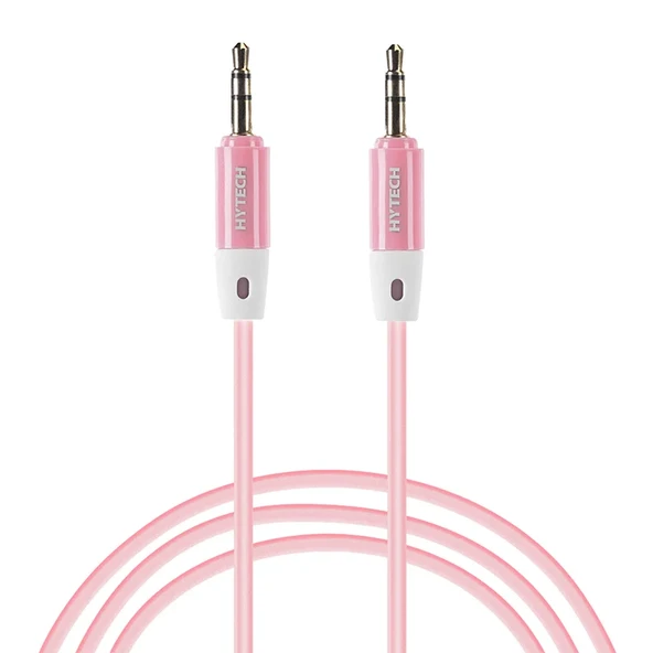 Hytech Hyx70 1M 3.5Mm Stereo Ses Kablosu,Pembe ürün görseli 1