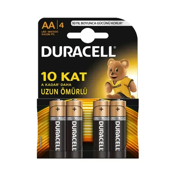 Duracell Alkalin Aa Kalem Piller 4’Lü Paket ürün görseli 1