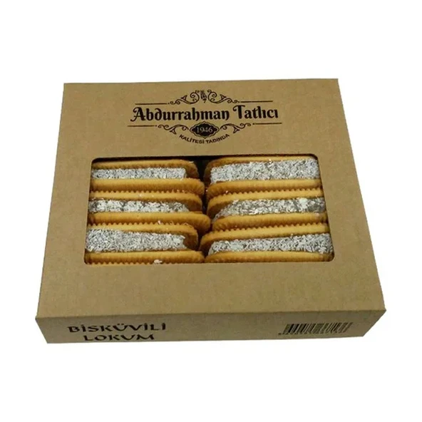 Abdurrahman Tatlıcı Bisküvili Lokum 450 Gr ürün görseli 1