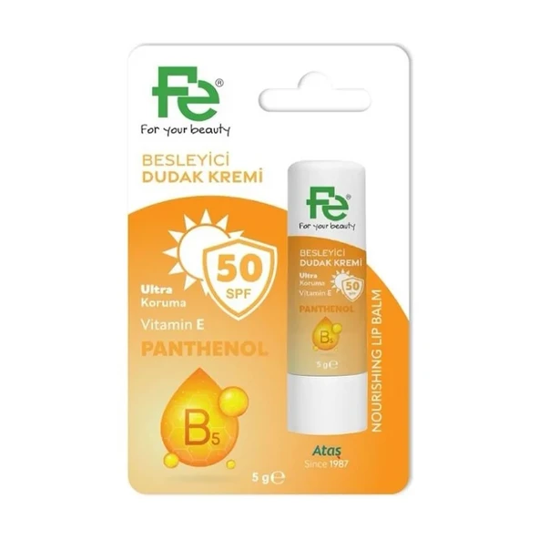 Fe Besleyici Dudak Kremi SPF50 Panthenol 5gr ürün görseli 1